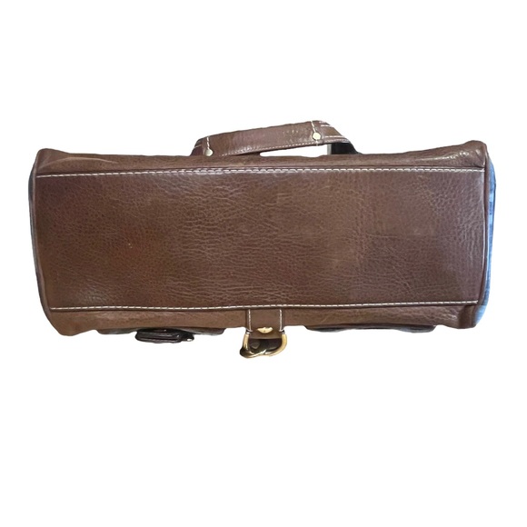 Coach 65th Anniversary Legacy Blue Denim &  Leather Satchel Handbag Purse 10827 - Picture 15 of 15